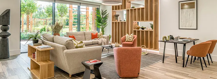 A luxury interior of a lounge
